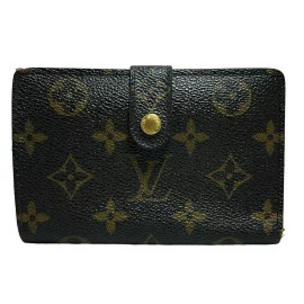LOUIS VUITTON Portemonnaie Viennois Bi fold Wallet Leather